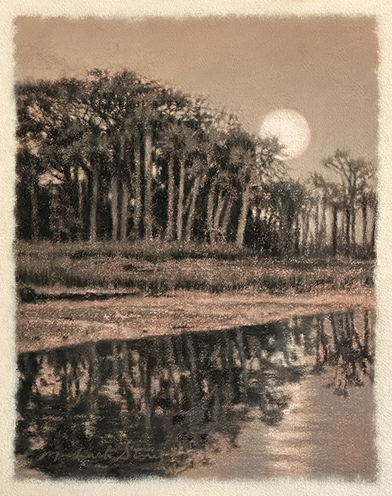 Shimmering Moon