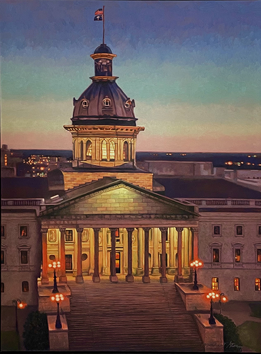 State House Aglow